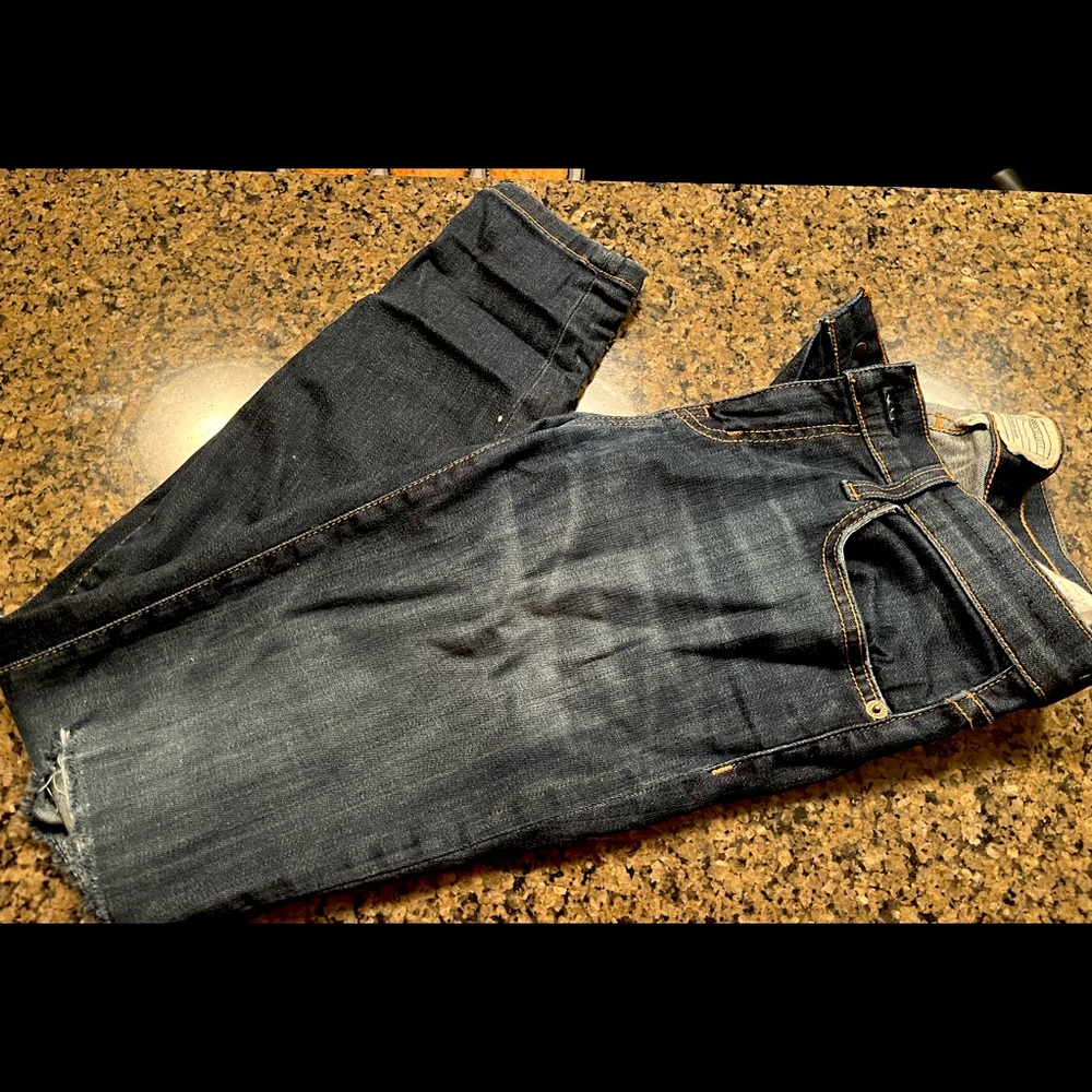 Current/Elliott Skinny Crop Jeans